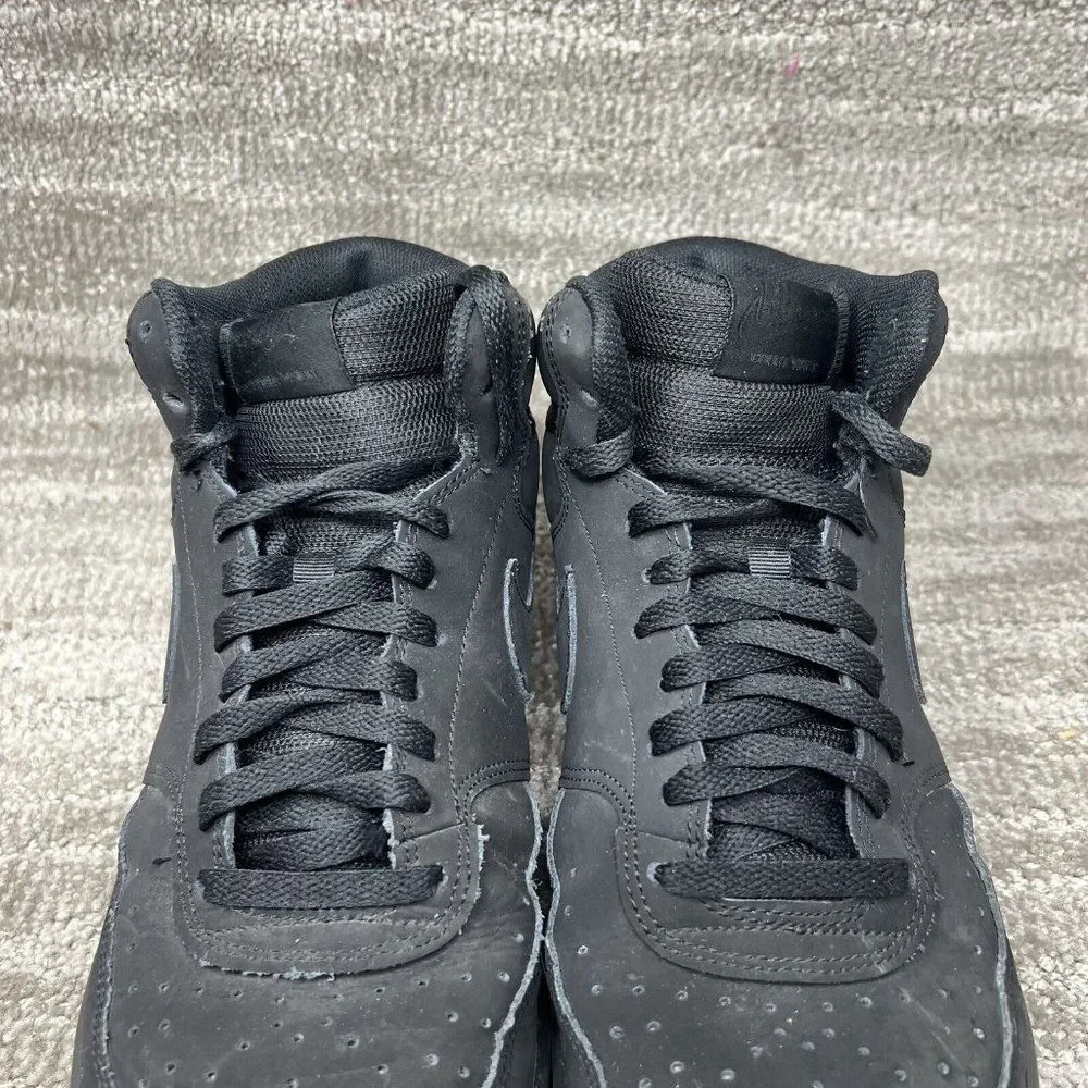 Nike Mens Triple Black Court Vision CU6620-001 Basketball Shoes Size US 11.5